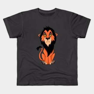 Scar character, the lion king Kids T-Shirt